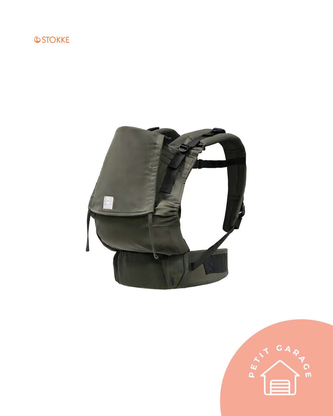 (#PG5457) Mochila ergonómica modelo Limas Carrier Olive Green. Marca Stokke