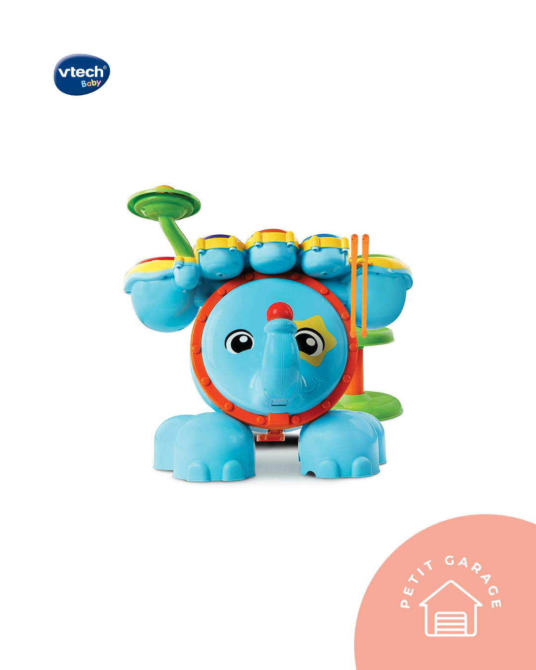 (#PG5097) Batería de juguete elefante. Marca VTech