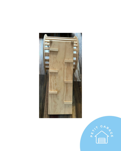 (#PG5344) Arco con cojín y rampla Montessori de madera. Marca Mandado a Hacer