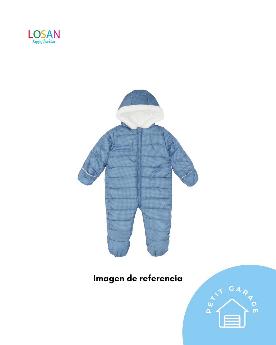 (#PG4498) Saquito de dormir modelo Snowsuit color celeste claro. Marca Losan España