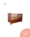 (#PG5057) Cuna de madera modelo Pata recta Raulí. Marca Baby Planet