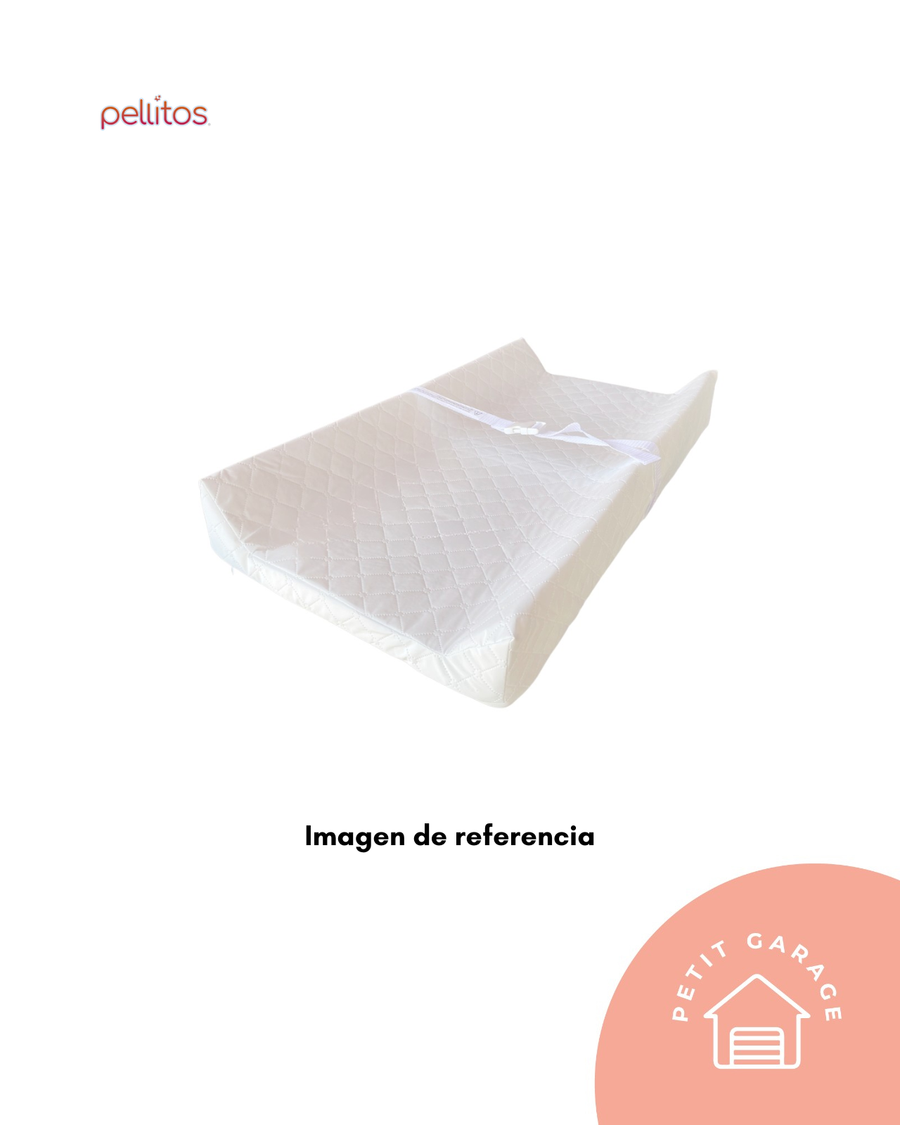 (#PG4327) Colchoneta mudador con funda. Marca Pellitos