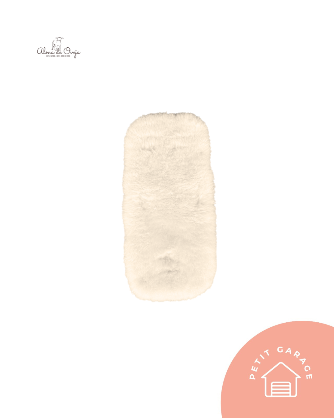 (#PG4835) Piel de oveja para coche. Marca Alma de Oveja