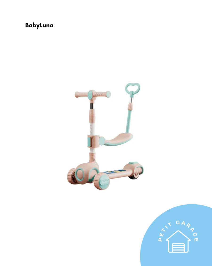 (#PG5386) Scooter 3 en 1 color rosado. Marca Baby Luna