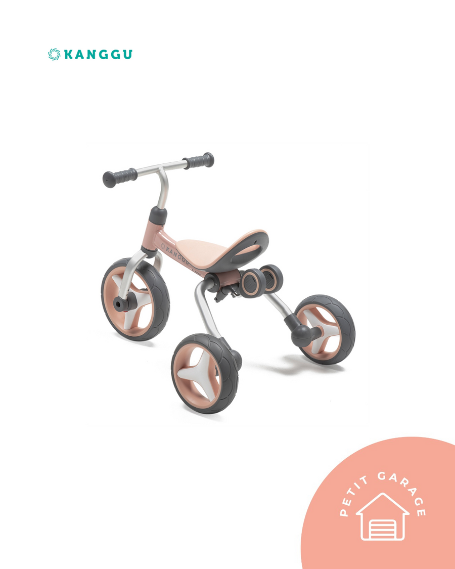 (#PG4311) Triciclo 3 en 1 color rosado. Marca Kanggu