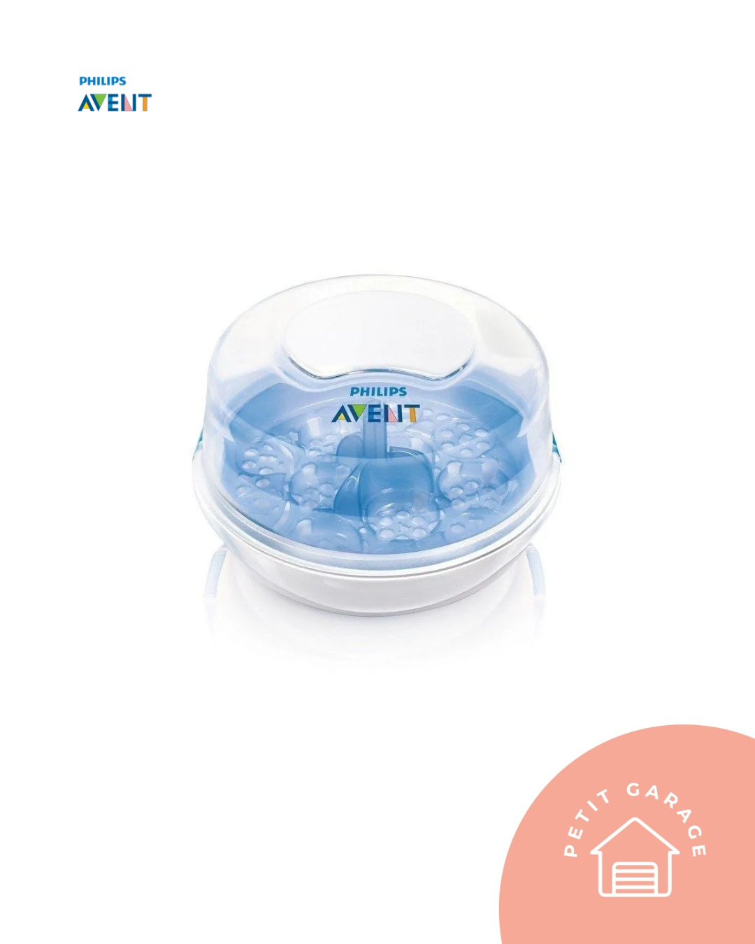 (#PG5283) Esterilizador de mamaderas a vapor + 1 mamadera. Marca Philips Avent