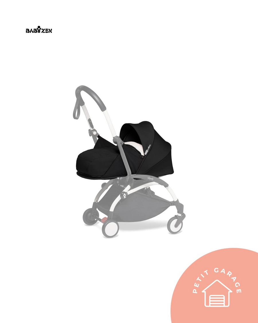 (#PG4951) Asiento Newborn 0+ para coche Yoyo color negro. Marca Babyzen