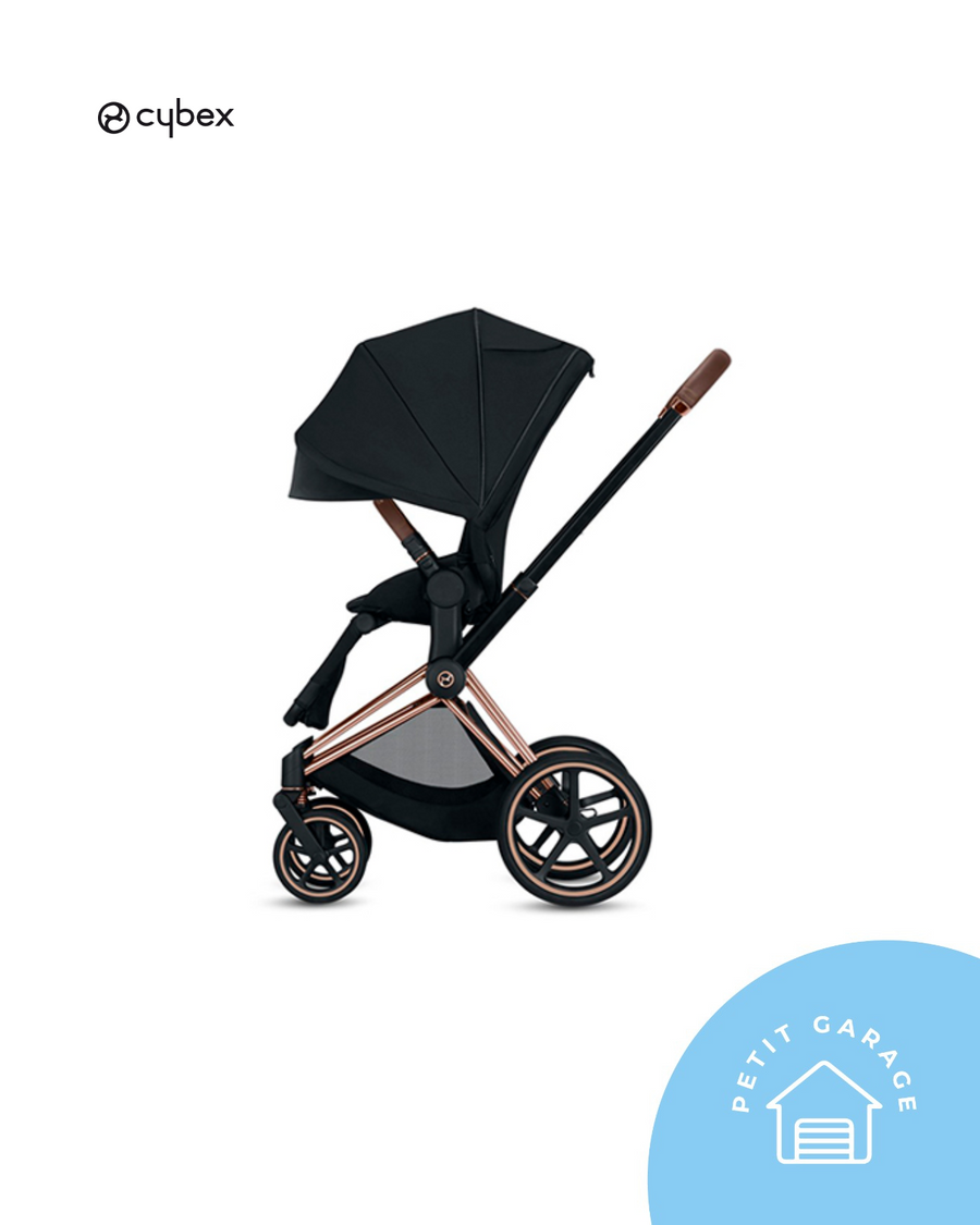 (#PG4651) Coche de paseo modelo Priam color negro. Marca Cybex