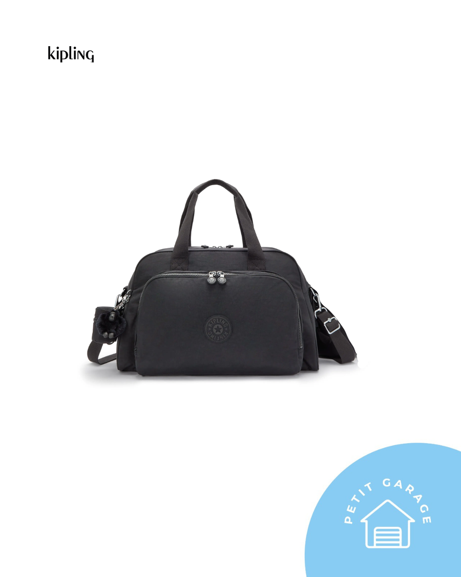 (#PG5370) Bolso maternal modelo Camama color negro. Marca Kipling