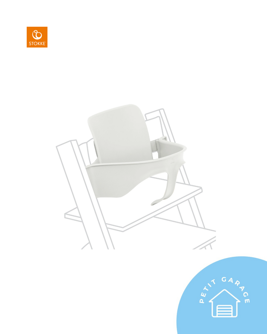 (#PG4866) Baby set para silla Tripp Trapp color blanco modelo 1. Marca Stokke