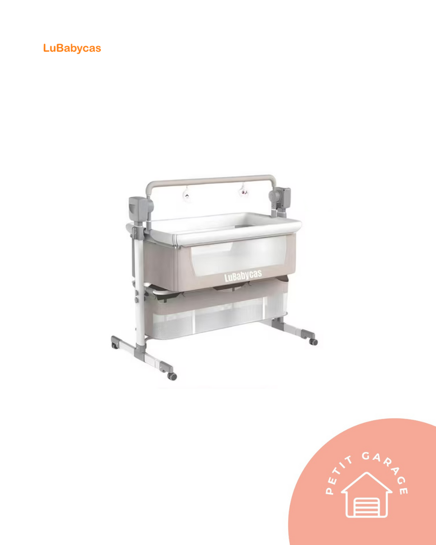 (#PG5130) Cuna colecho modelo mecedora eléctrica E-clase. Marca Lubabycas