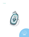 (#PG5218) Silla Nido Mecedora modelo plegable color verde, celeste y gris. Marca Infanti