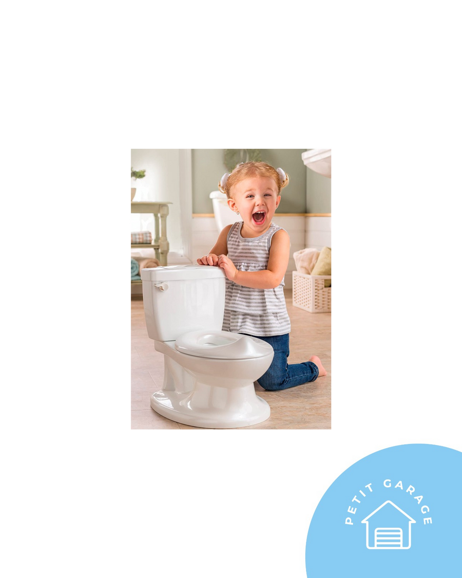 (#PG4638) Pelela de aprendizaje modelo WC color blanco. Marca Genérica