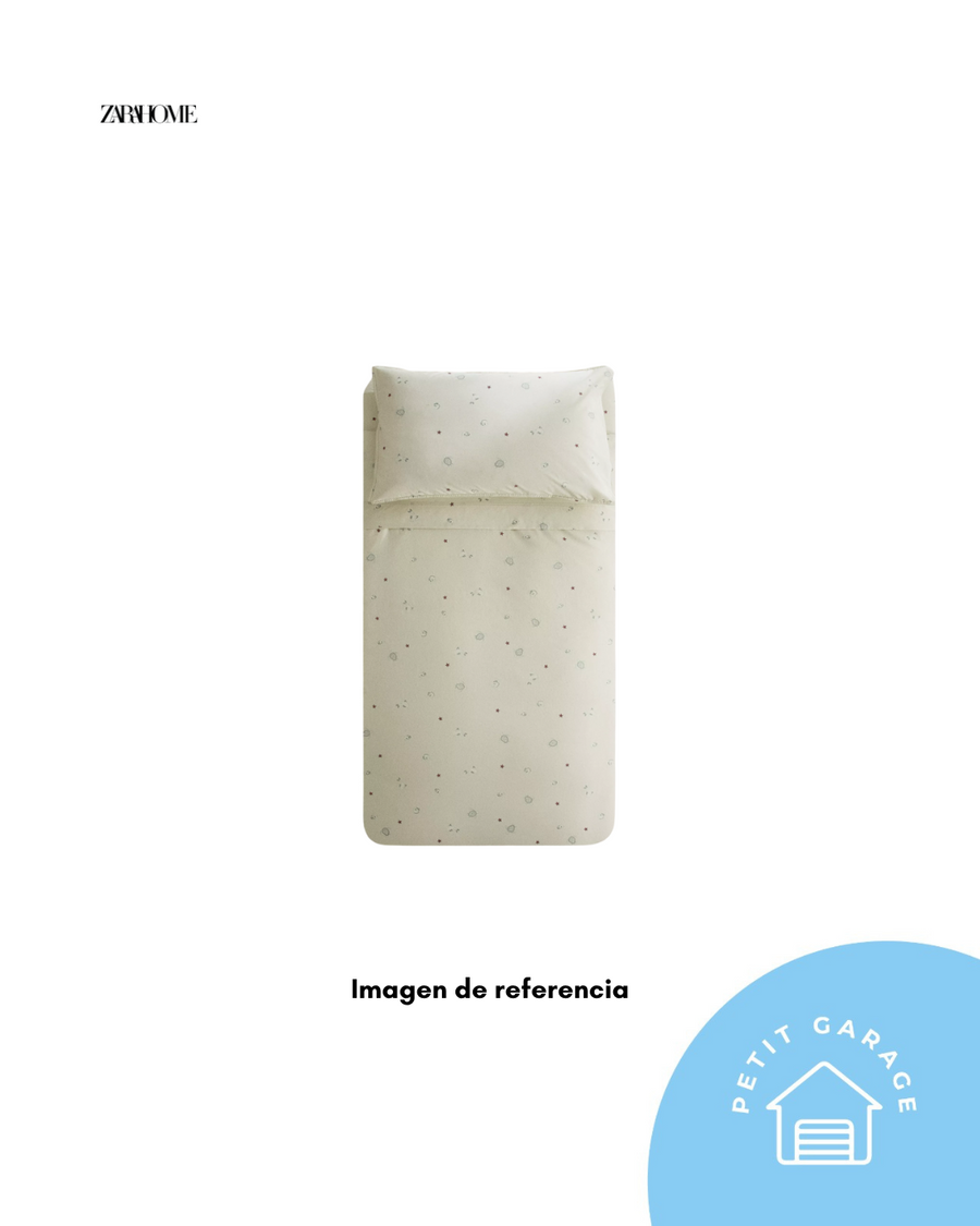 (#PG4806) Funda de plumón y almohada para cuna. Marca Zara Home