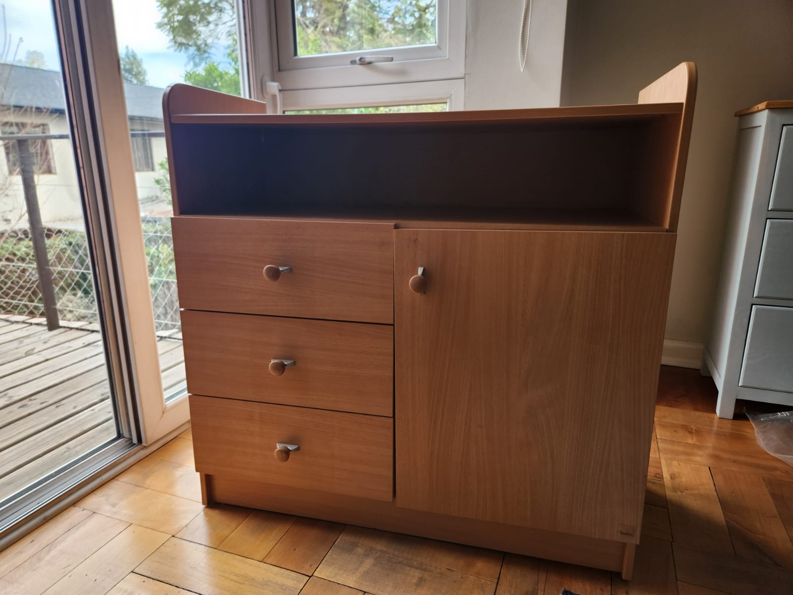 (#PG5049) Cómoda mudador de madera modelo Erik. Marca Pinolino