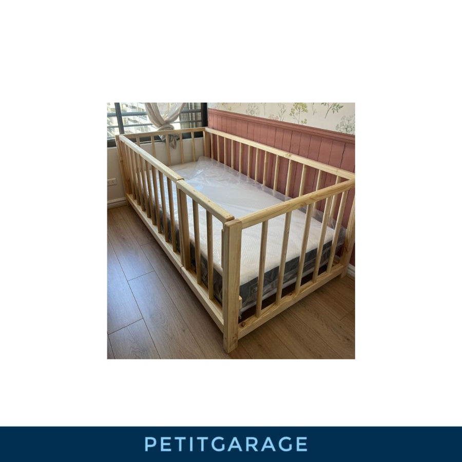 (#PG3528) Cama Corral Montessori 1 plaza. Marca Genérica