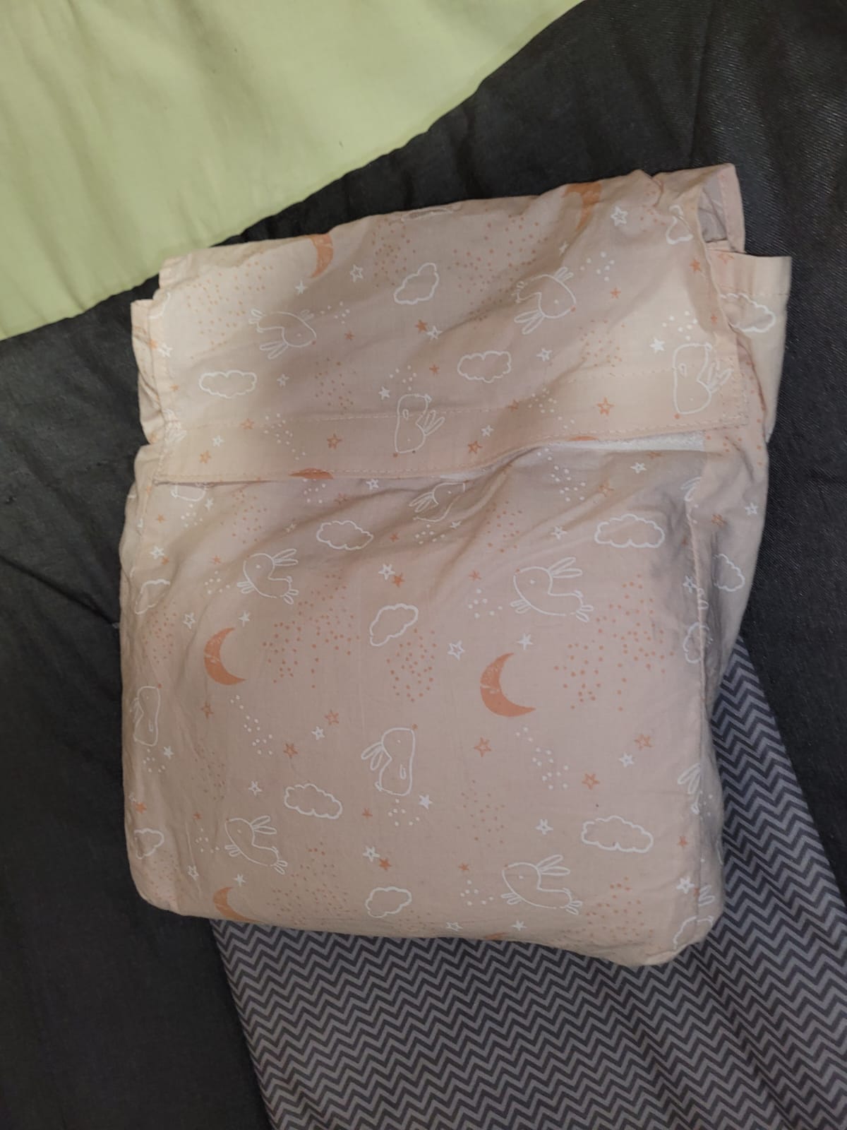 (#PG3543) Cuna Playard Luna Grey Dots. Marca Infanti