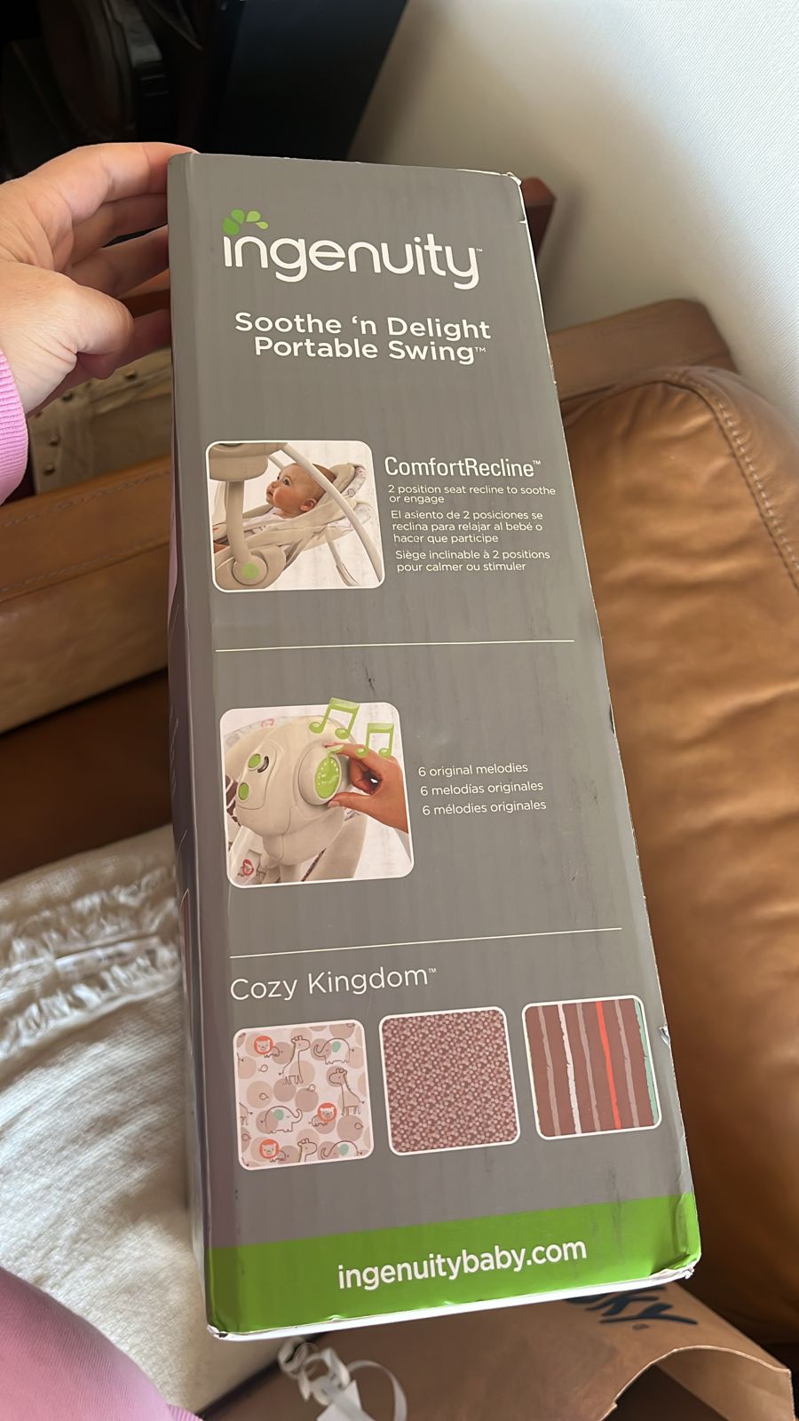 (#PG3549) Columpio Mecedora. Marca Ingenuity