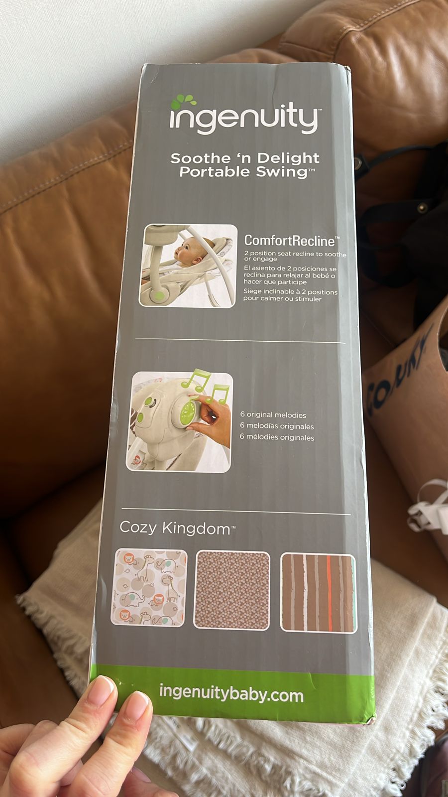 (#PG3549) Columpio Mecedora. Marca Ingenuity