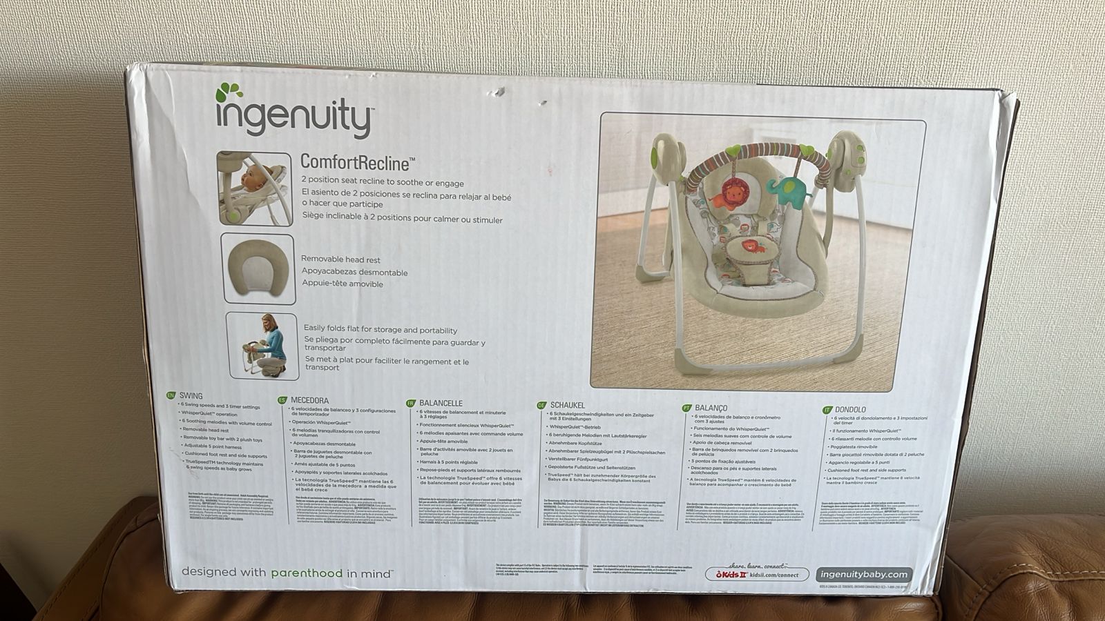 (#PG3549) Columpio Mecedora. Marca Ingenuity