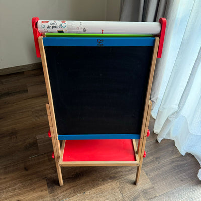 (#PG3550) Pizarra 3 en 1 + Rollo de papel. Marca HAPE y Casa & Ideas