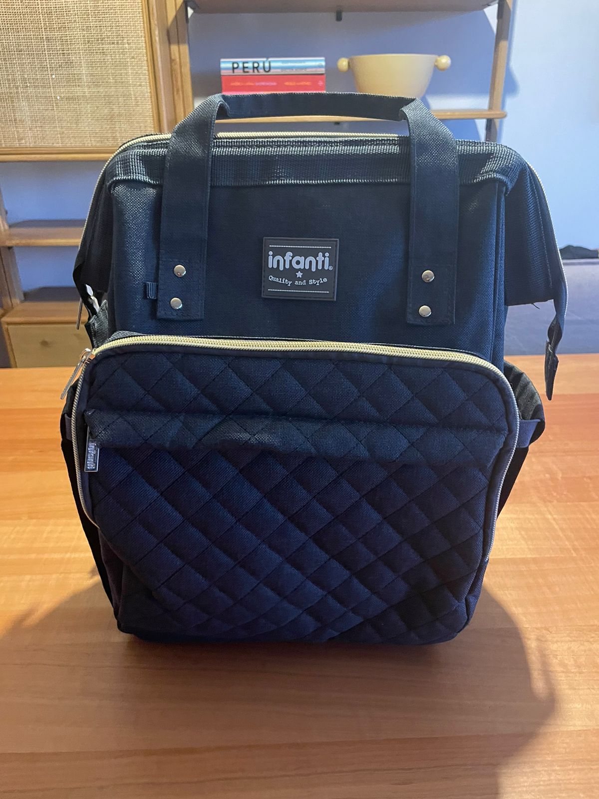 (#PG3583) Mochila pañalera. Marca Infanti