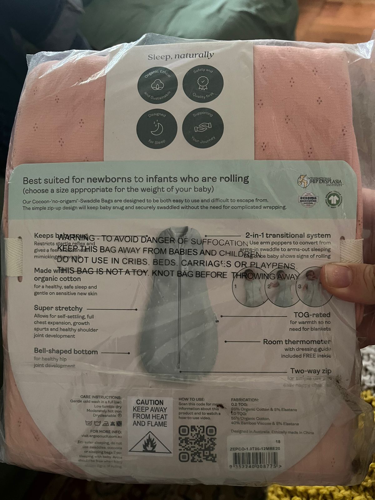 (#PG3610) Saquito de dormir. Marca Ergopouch