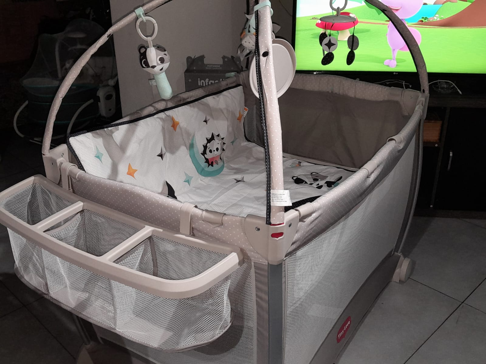 (#PG3611) Cuna Playard 6 en 1. Marca Tiny Love