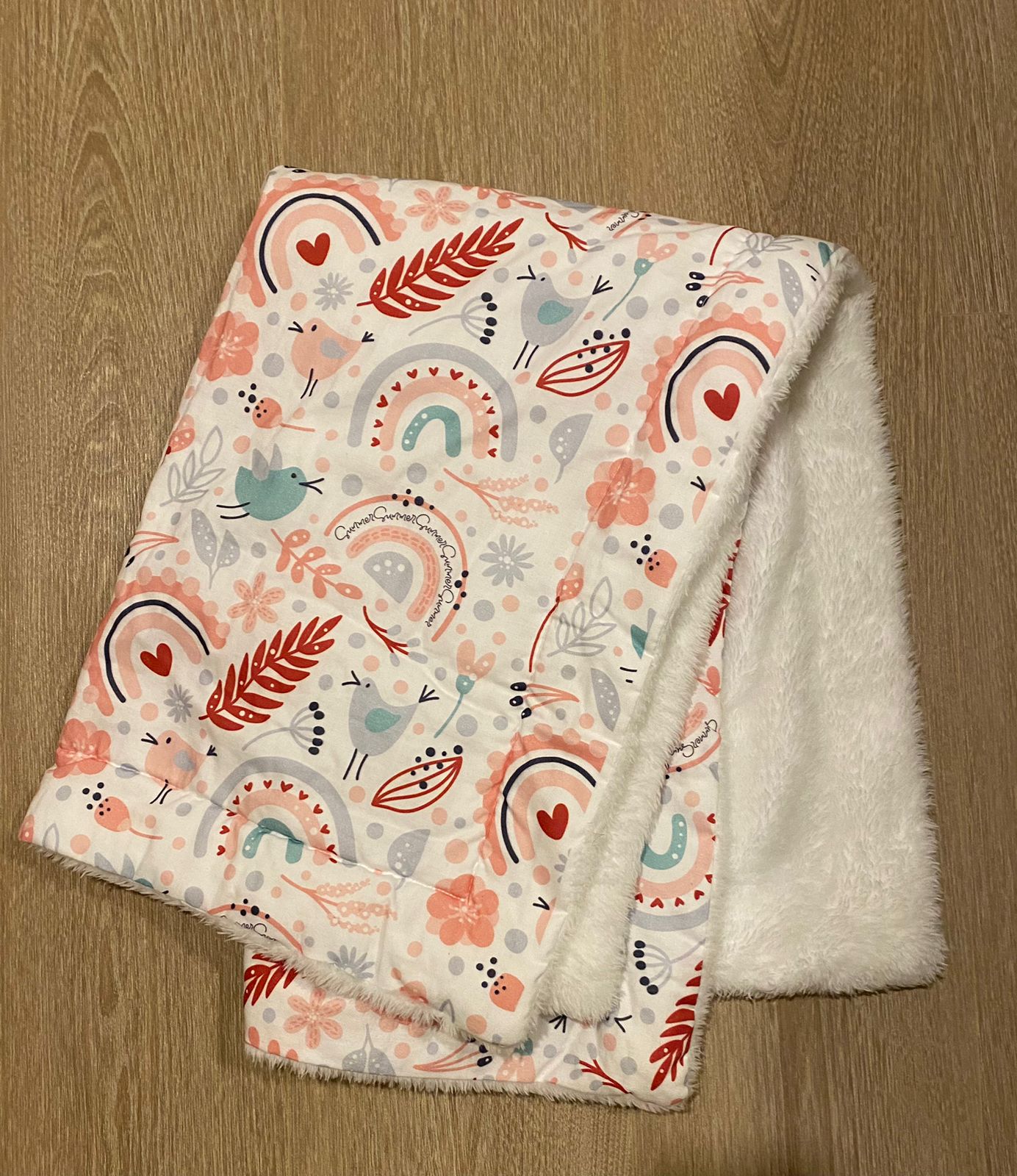 (#PG3638) Cojín de lactancia + Frazada. Marca Maylu