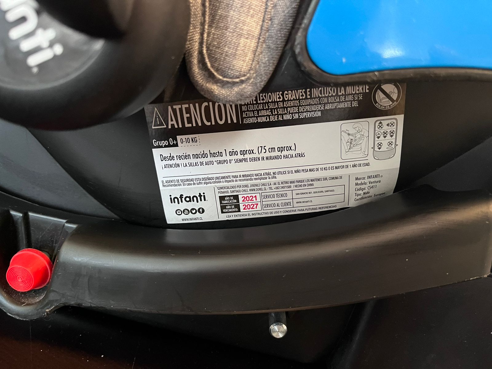 (#PG3654) Coche Travel System. Marca Infanti