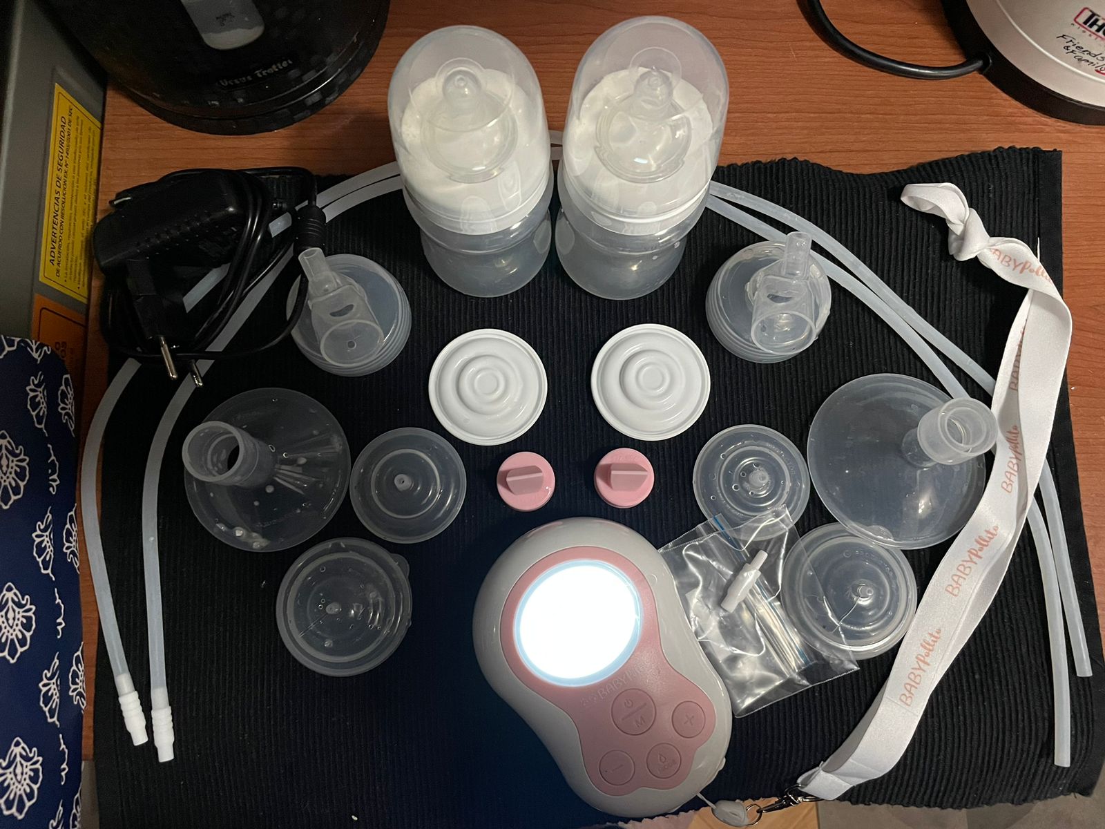 (#PG3655) Extractor de leche eléctrico. Marca Baby Pollito