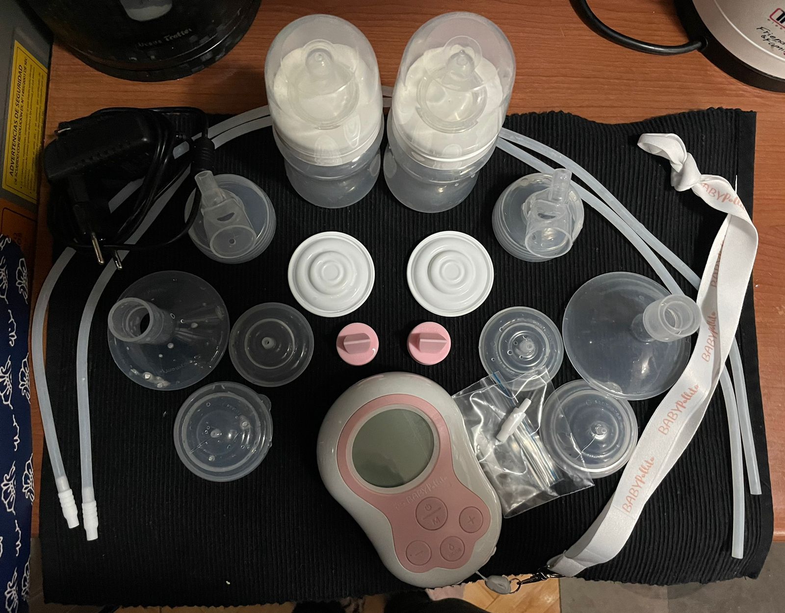 (#PG3655) Extractor de leche eléctrico. Marca Baby Pollito