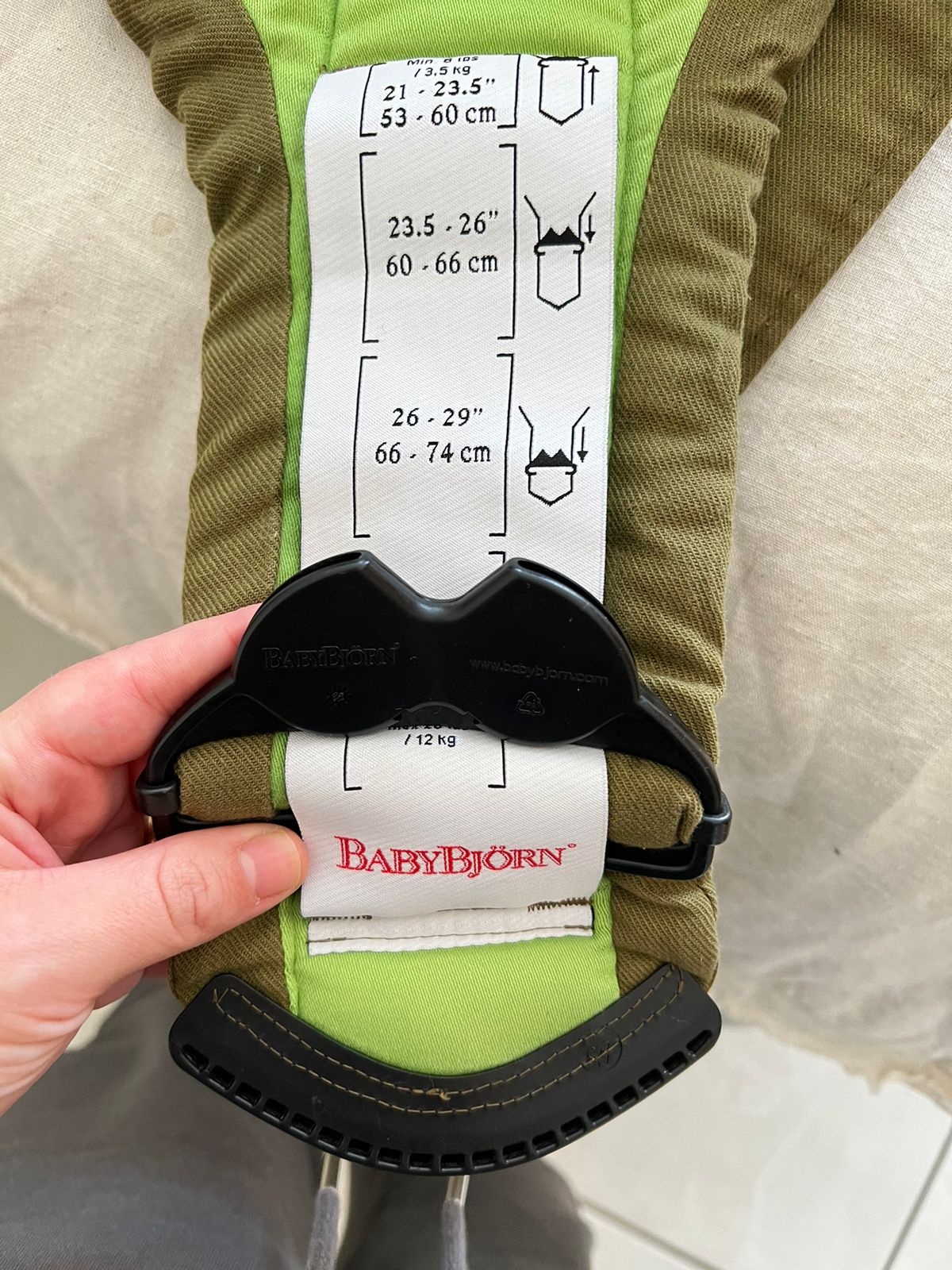 (#PG3657) Portabebé. Marca Baby Bjorn