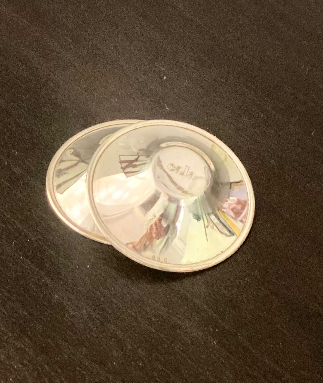 (#PG3665) Copitas de plata. Marca Moogco Silver