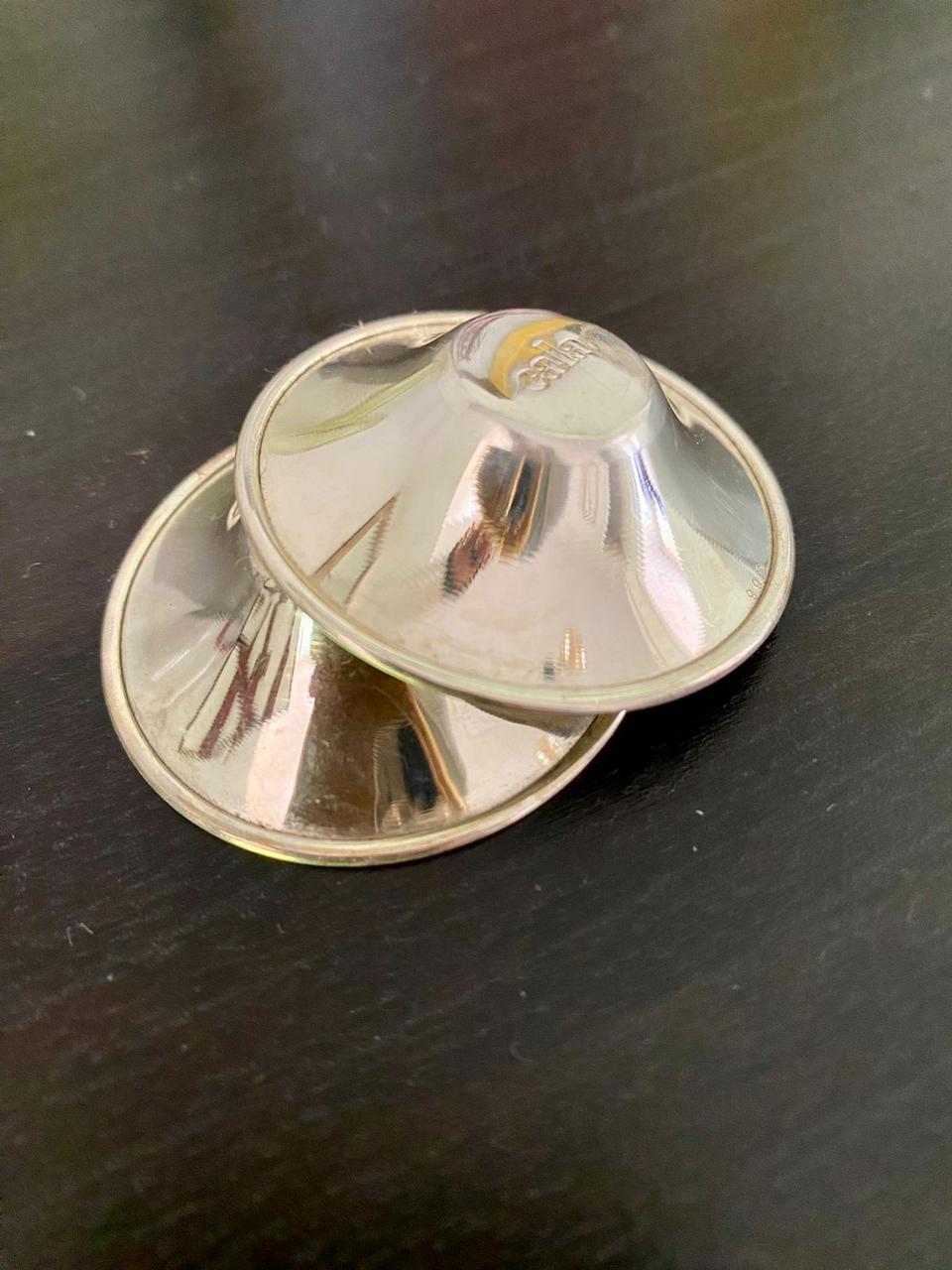 (#PG3665) Copitas de plata. Marca Moogco Silver