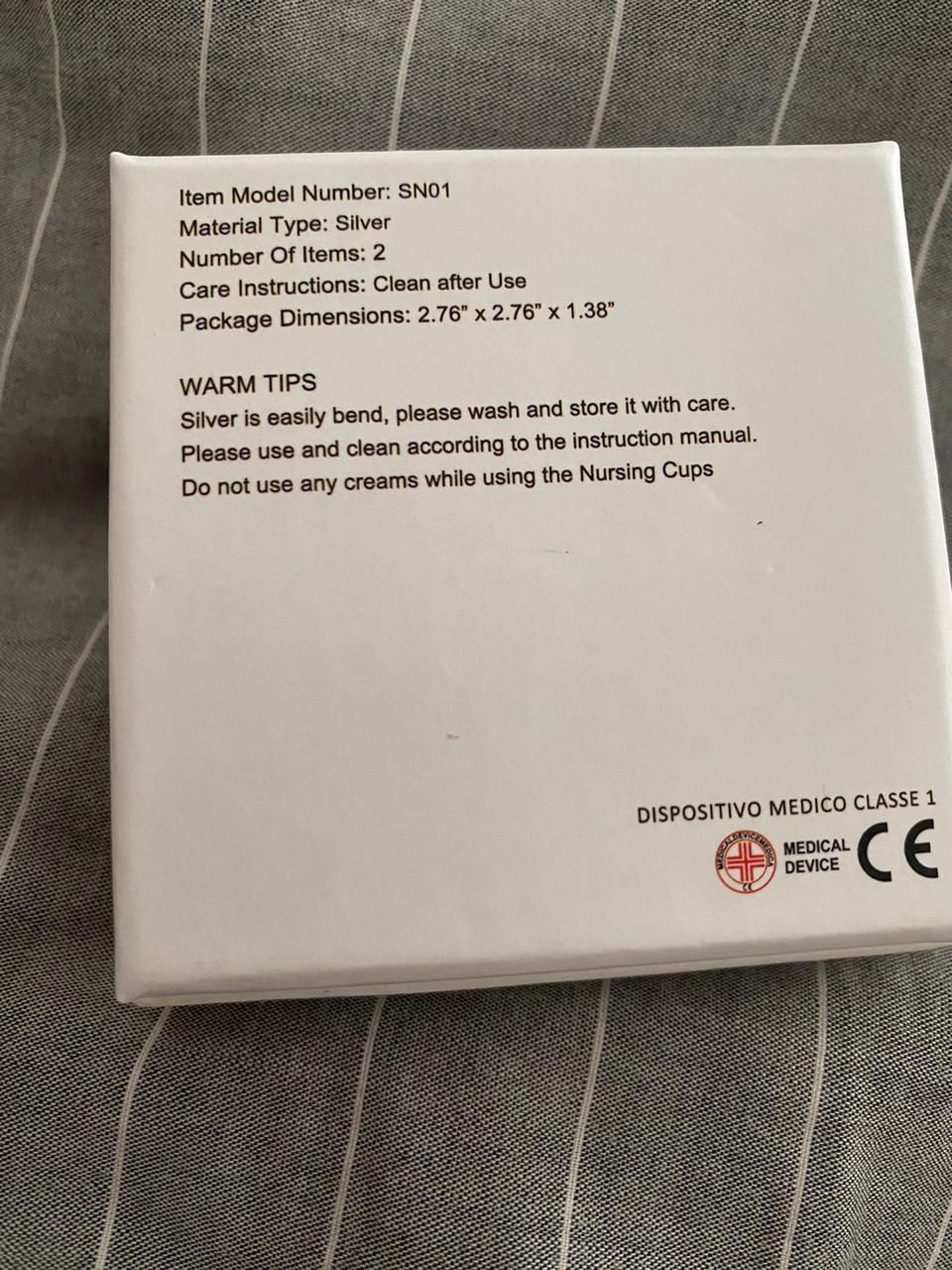 (#PG3677) Copitas de plata. Marca Boboduck