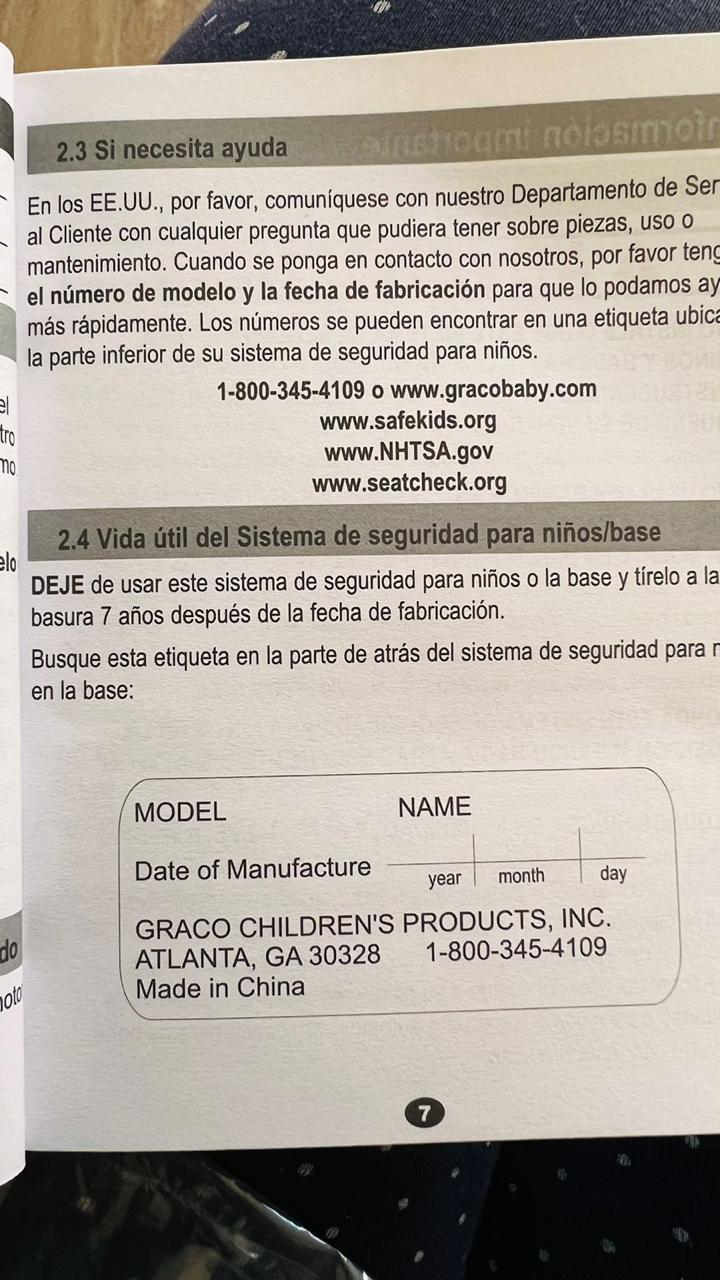 (#PG3727) Coche Travel System. Marca Graco