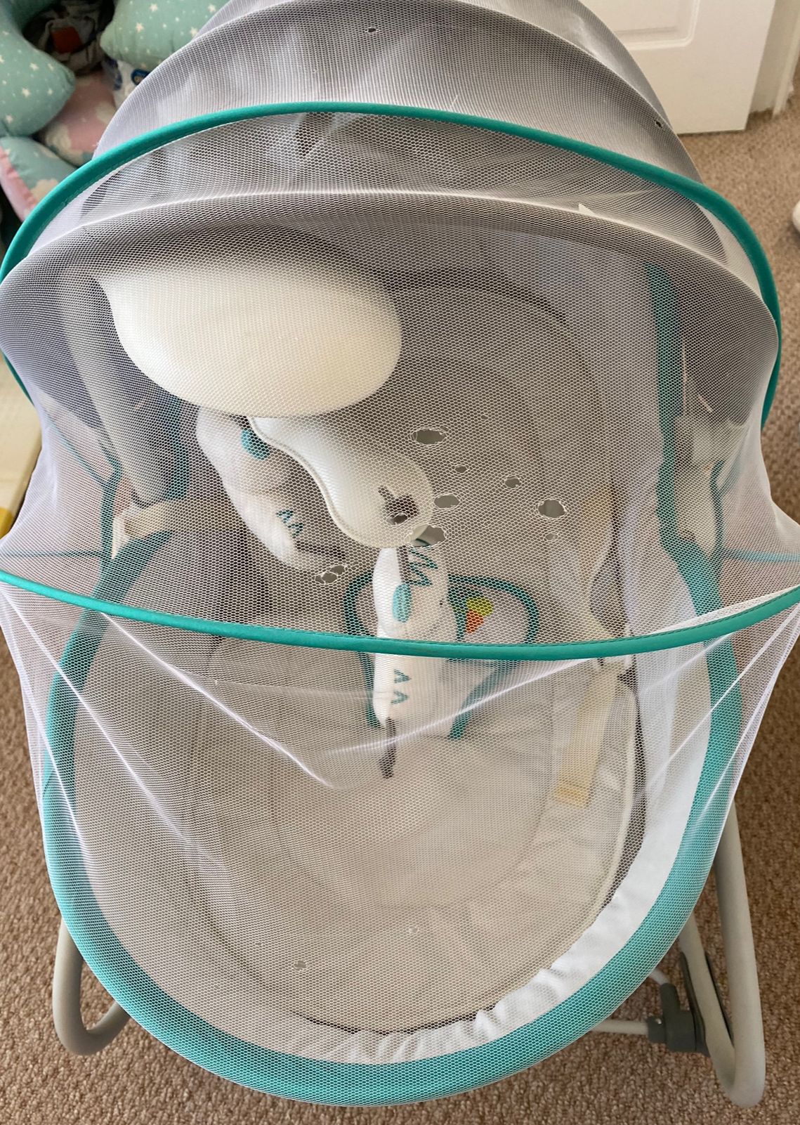 (#PG3737) Silla nido mecedora. Marca Infanti