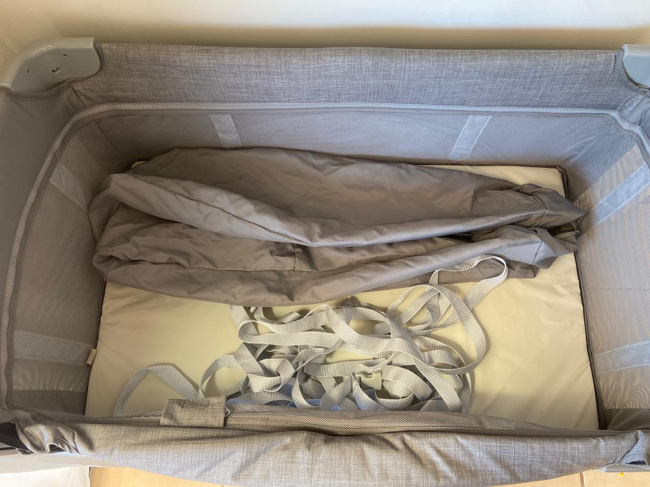 (#PG3756) Cuna Colecho + Set de cuna + Colchón. Marca Joie, Infanti y Drimkip