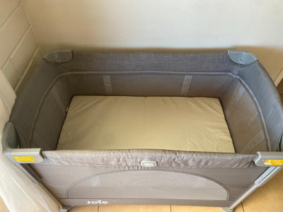 (#PG3756) Cuna Colecho + Set de cuna + Colchón. Marca Joie, Infanti y Drimkip