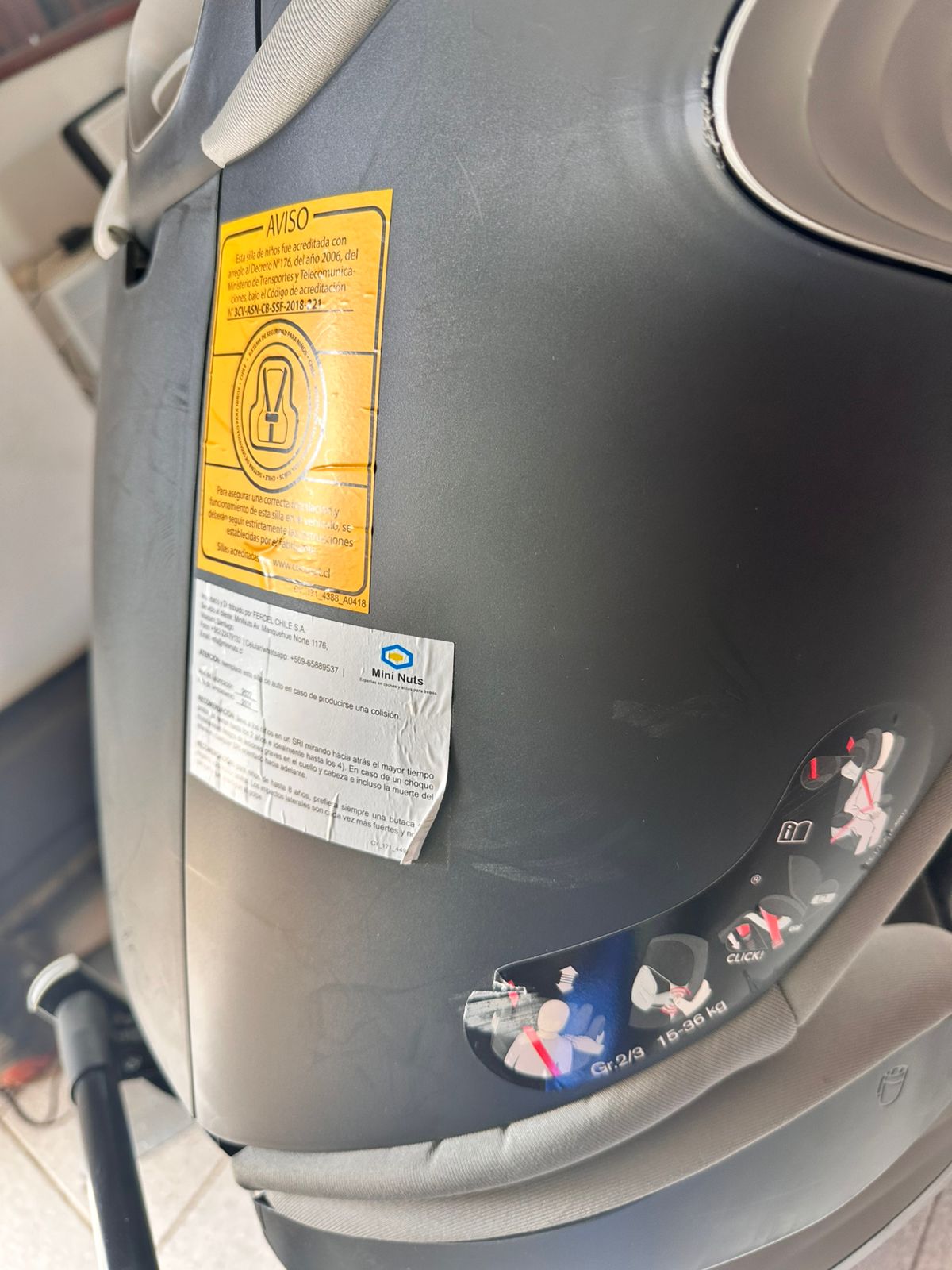 (#PG3797) Silla de auto. Marca Cybex