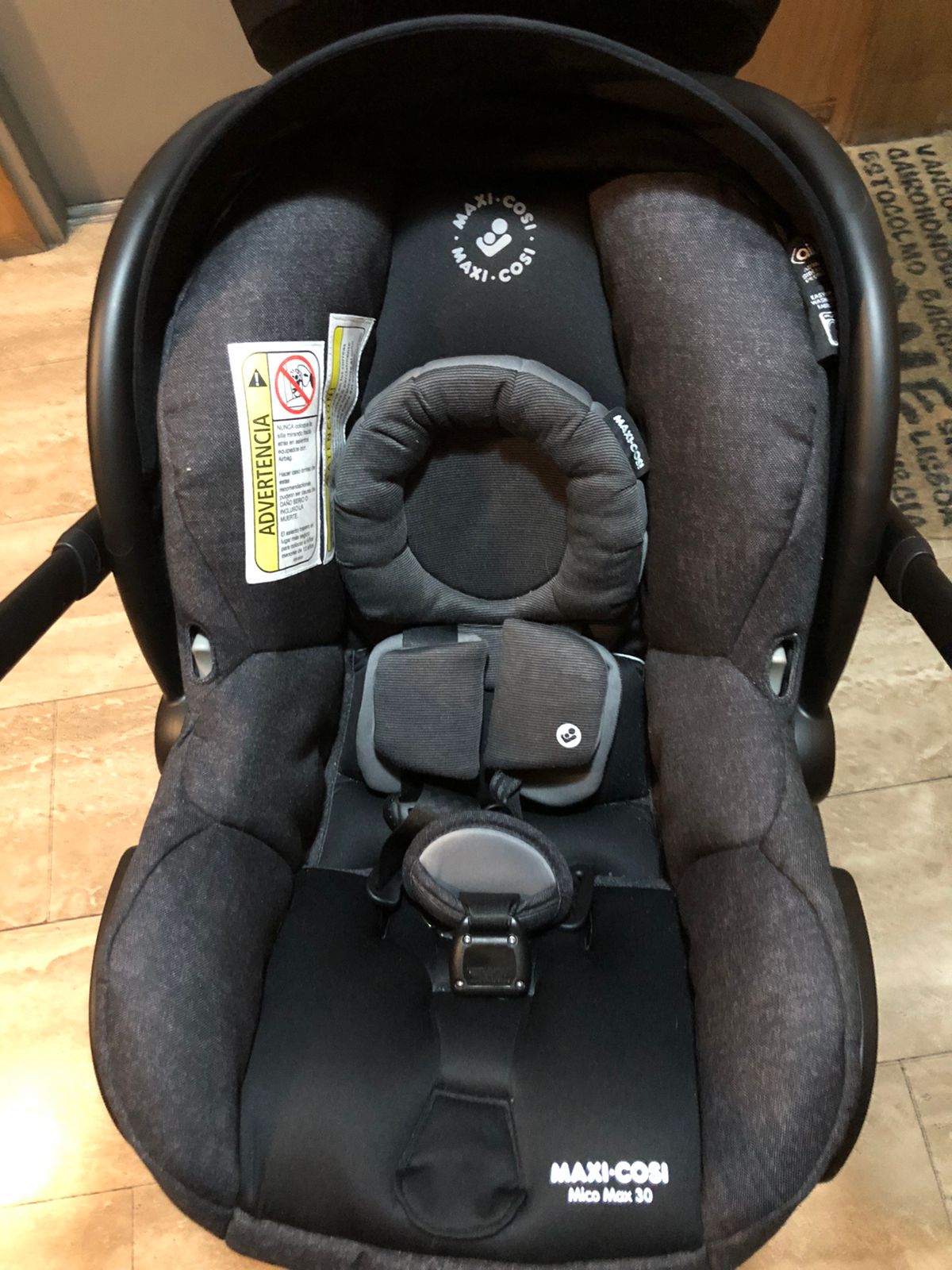(#PG3817) Coche Travel System doble. Marca Maxi Cosi