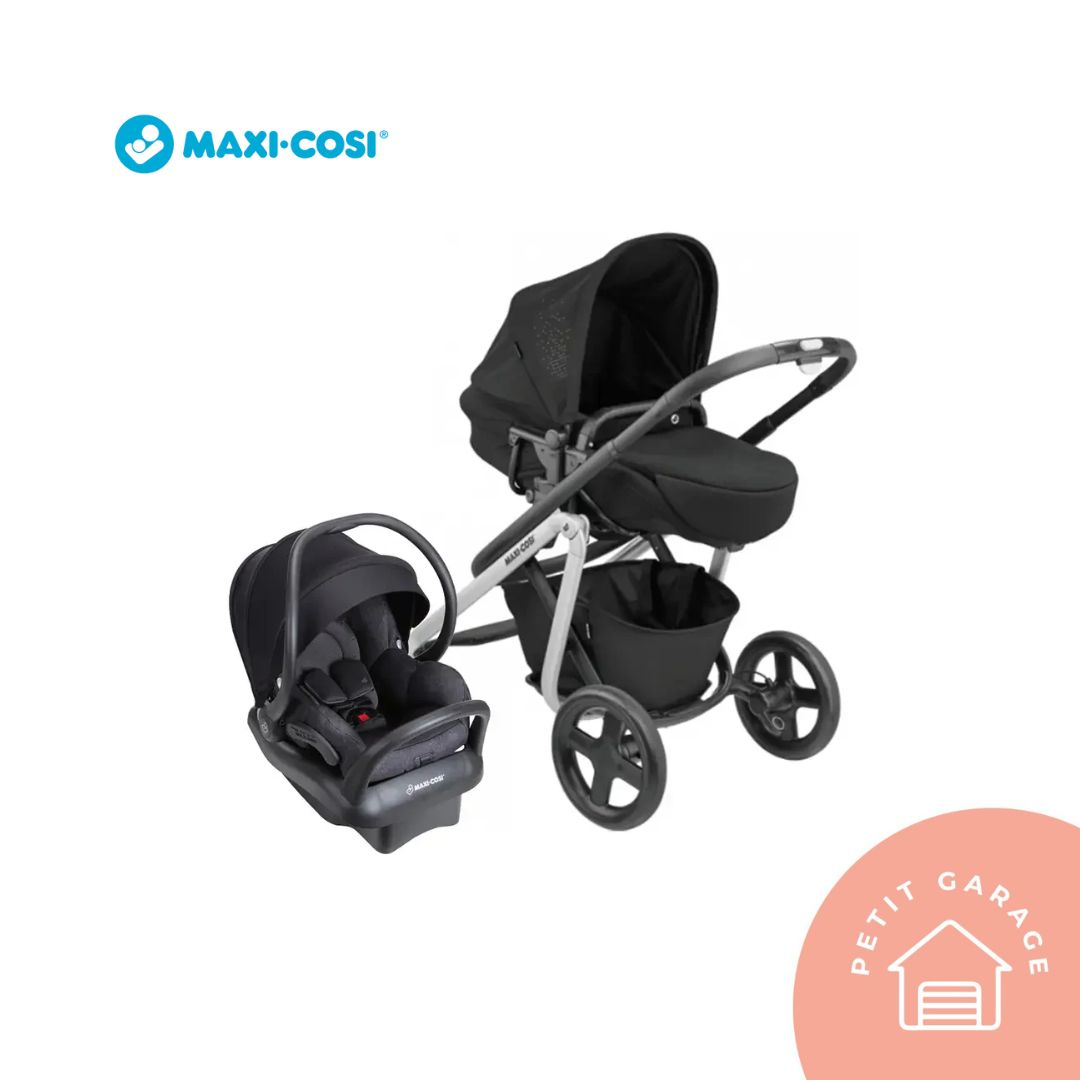(#PG3817) Coche Travel System doble. Marca Maxi Cosi