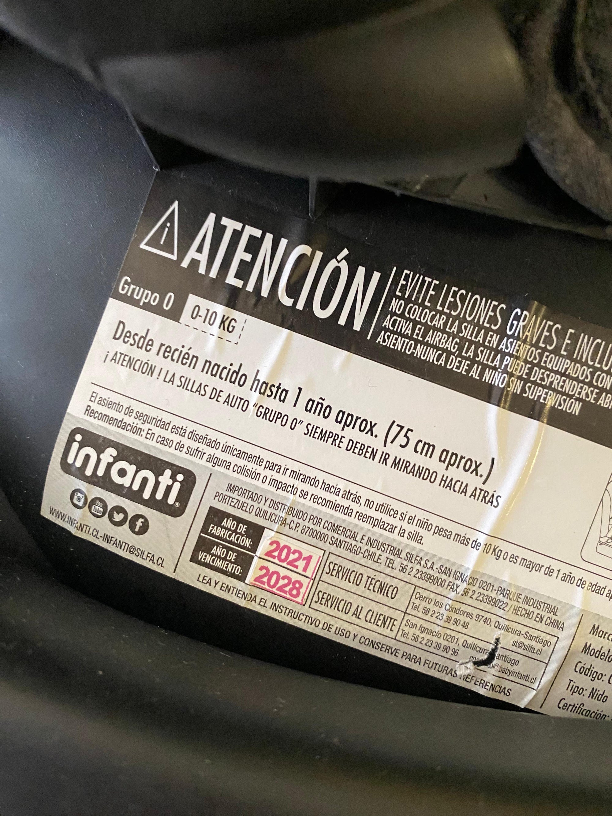 (#PG3848) Coche Travel System. Marca Infanti