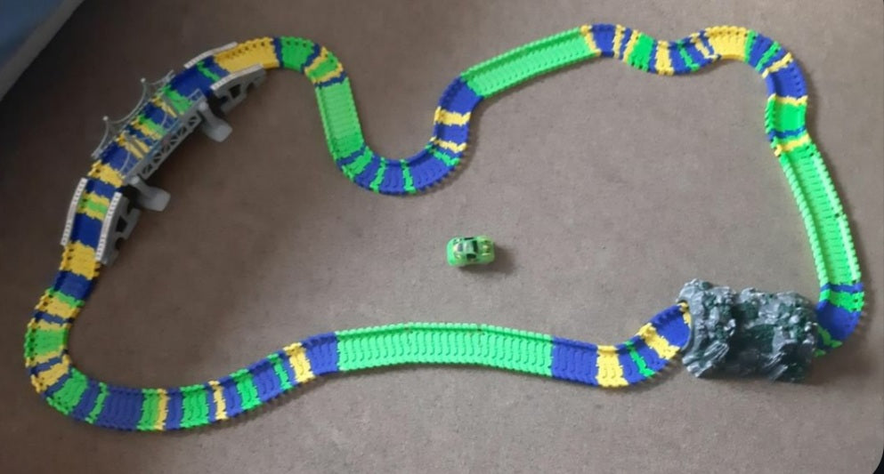 (#PG3893) Pista ensamblable plástica. Marca Genérica