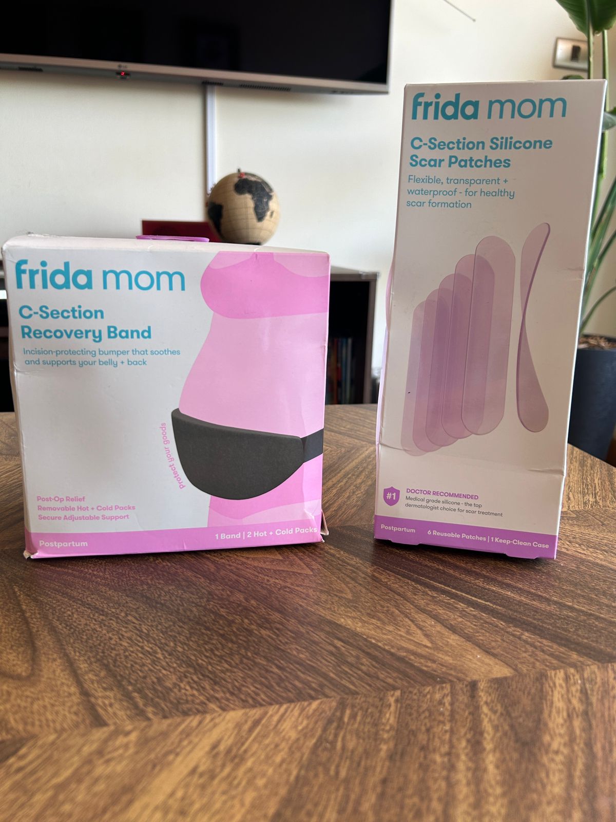 (#PG3902) Parche de silicona + Banda de recuperación cesárea. Marca Frida Mom