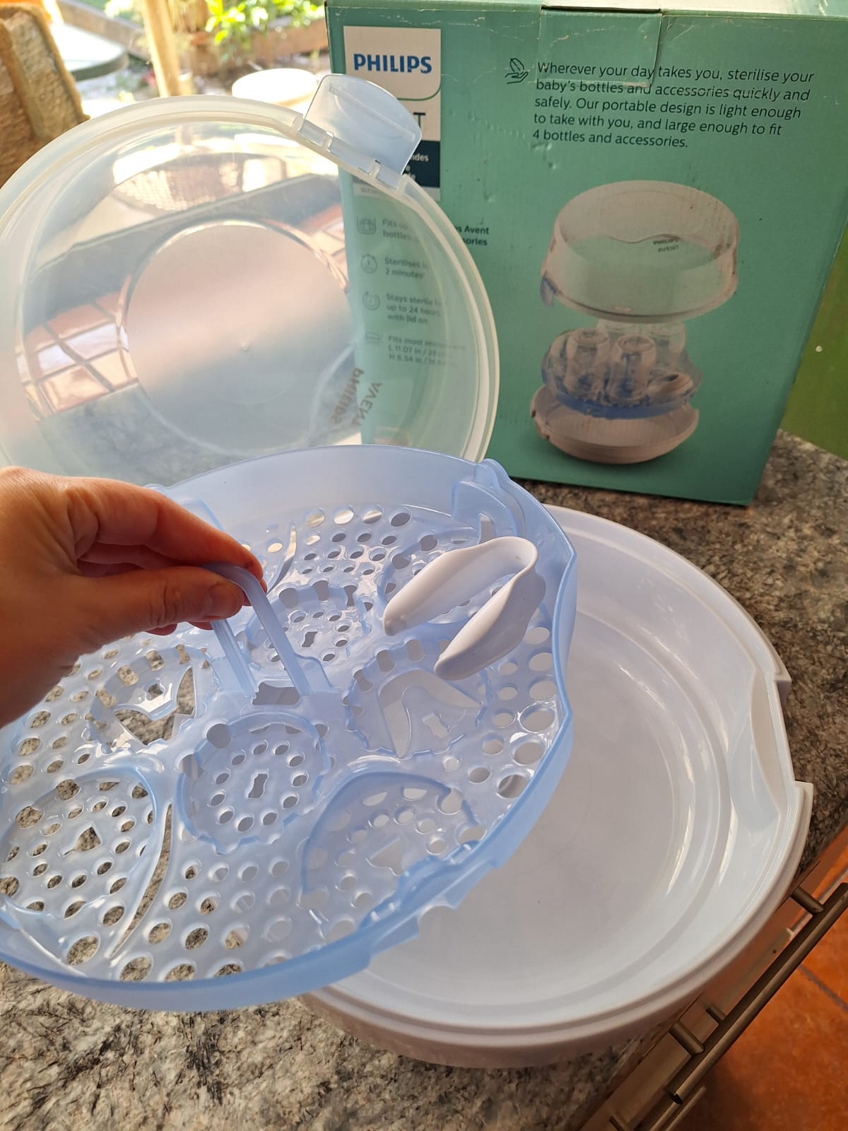 (#PG3903) Esterilizador de mamaderas. Marca Philips Avent