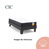 (#PG2929) Cama de 1 plaza. Colchón marca CIC, base Genérica