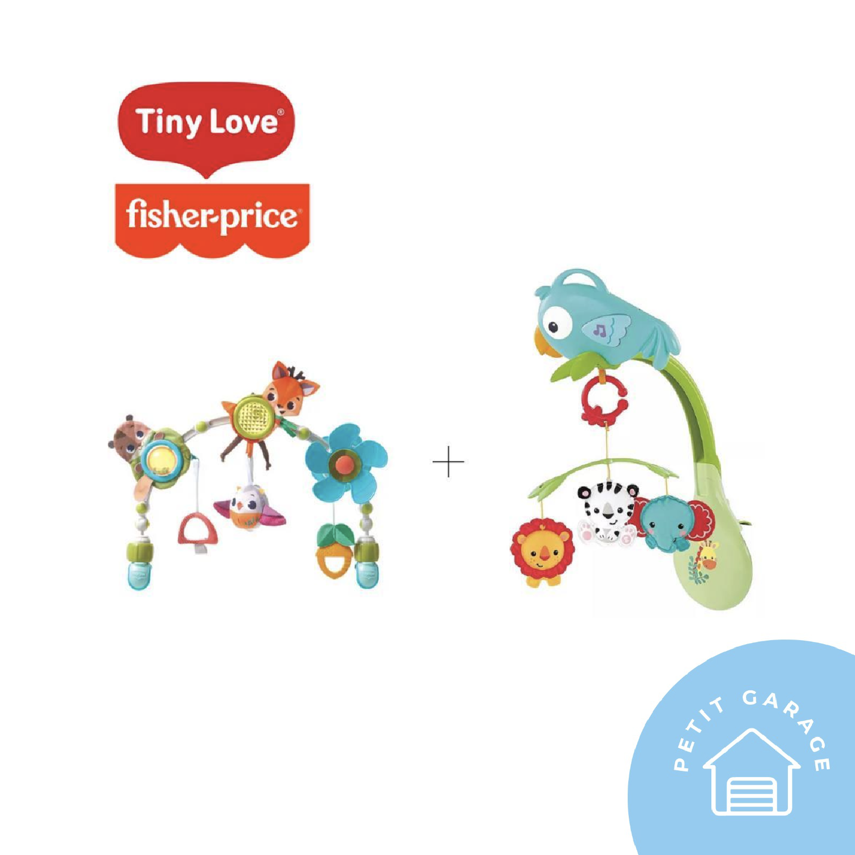 (#PG2741) Móvil + Arco. Marca Fisher Price y Tinylove