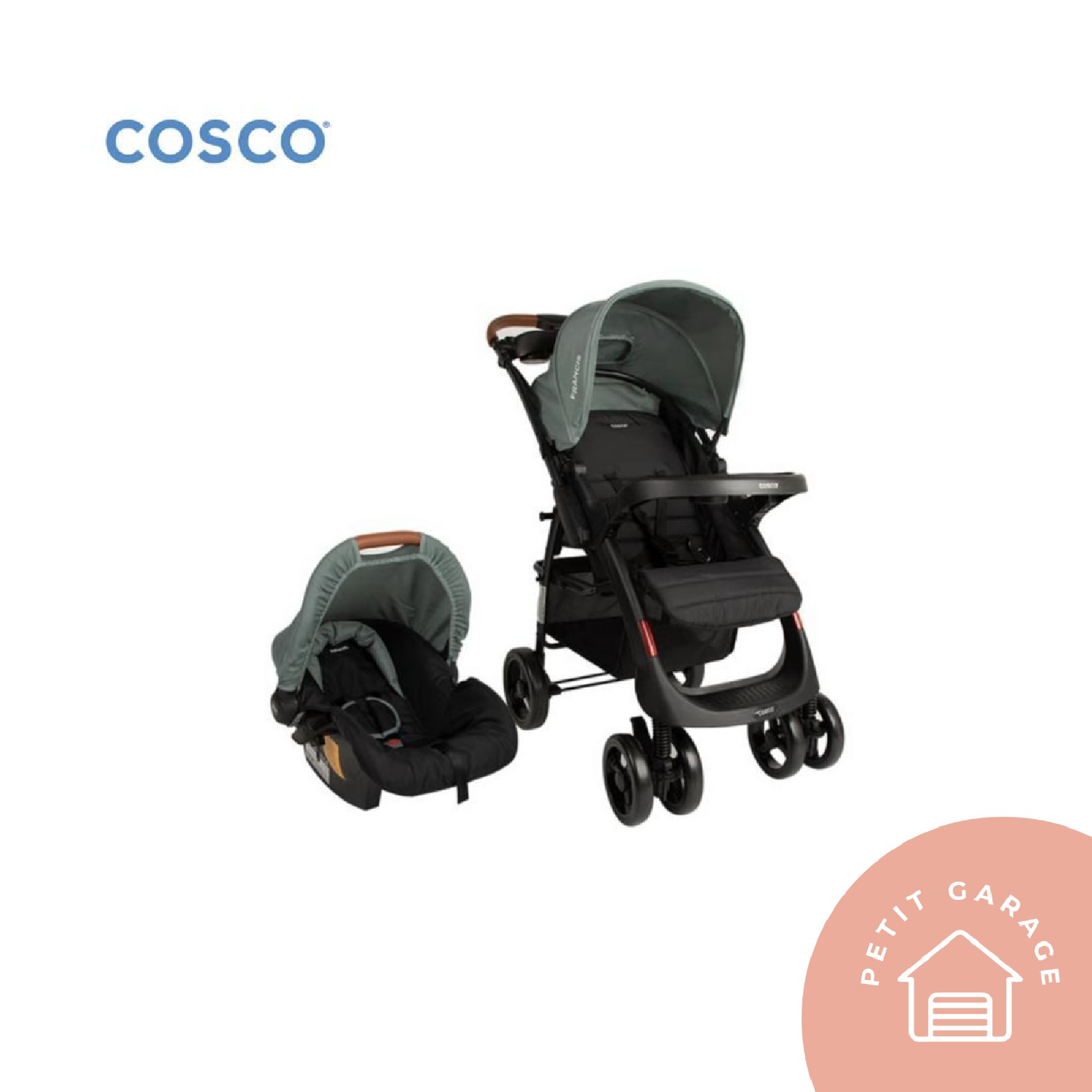 (#PG2807) Coche Travel System Francis Cosco. Marca Cosco Infanti